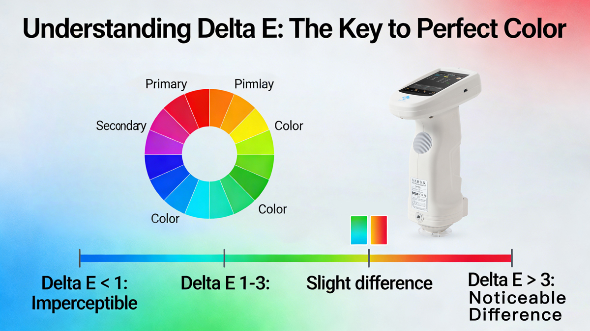 control the color difference value（delta E）for perfect color