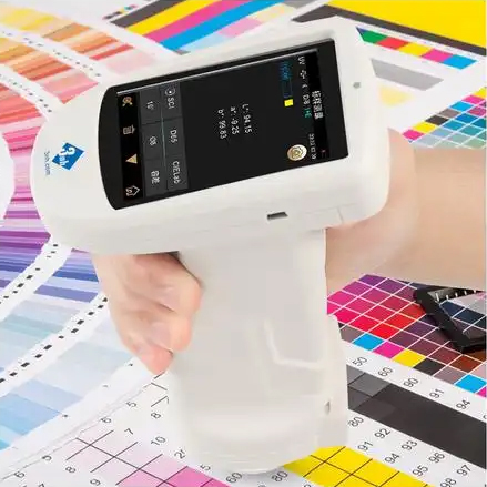 used spectrophotometer measure colors it is commonly used printing industry graphic