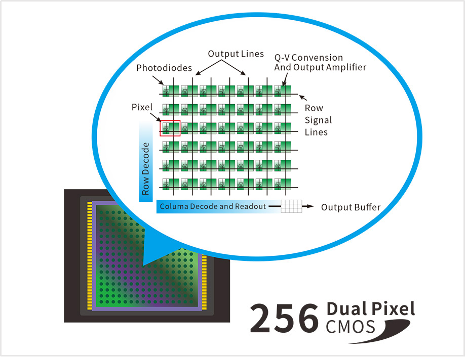 256-pixel_dual-array_CMOS_detector_and_concave_grating_spectroscopy