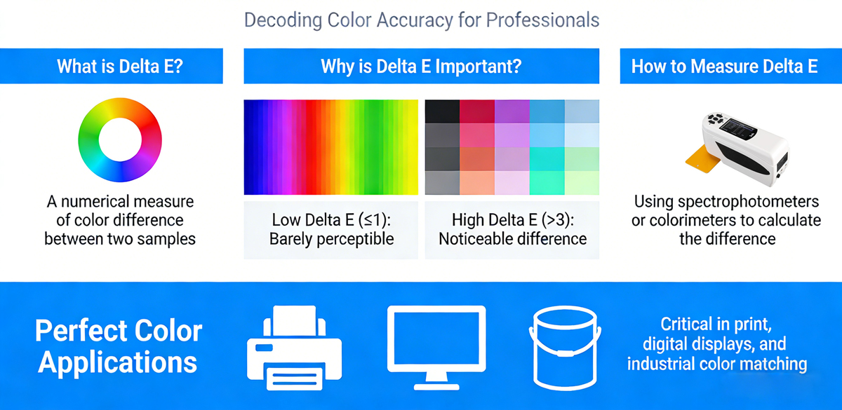 delta e Decoding Color Accuracy for Professionals