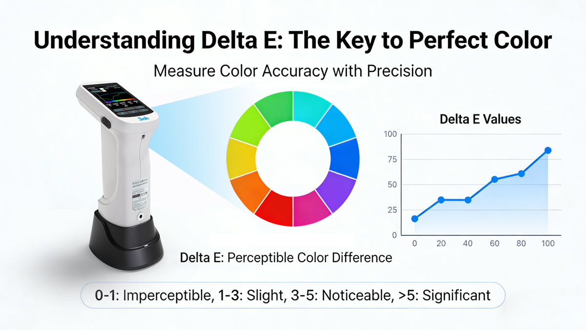 spectrophotometer for Delta E value color measurement