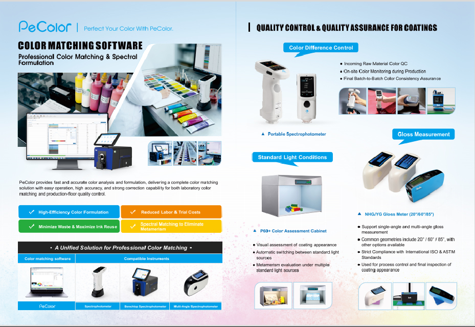 3nh color matching software pecolor