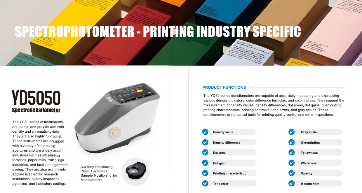 YD5050 Spectrodensitometer Instruments