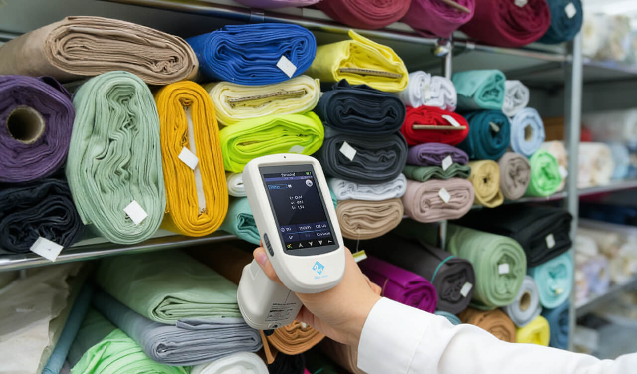 colorful Cotton Fabric color measurement