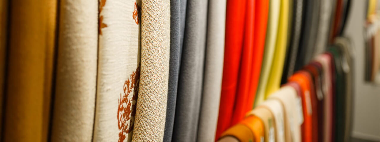 colorful fabrics weaving, knitting, and non-woven