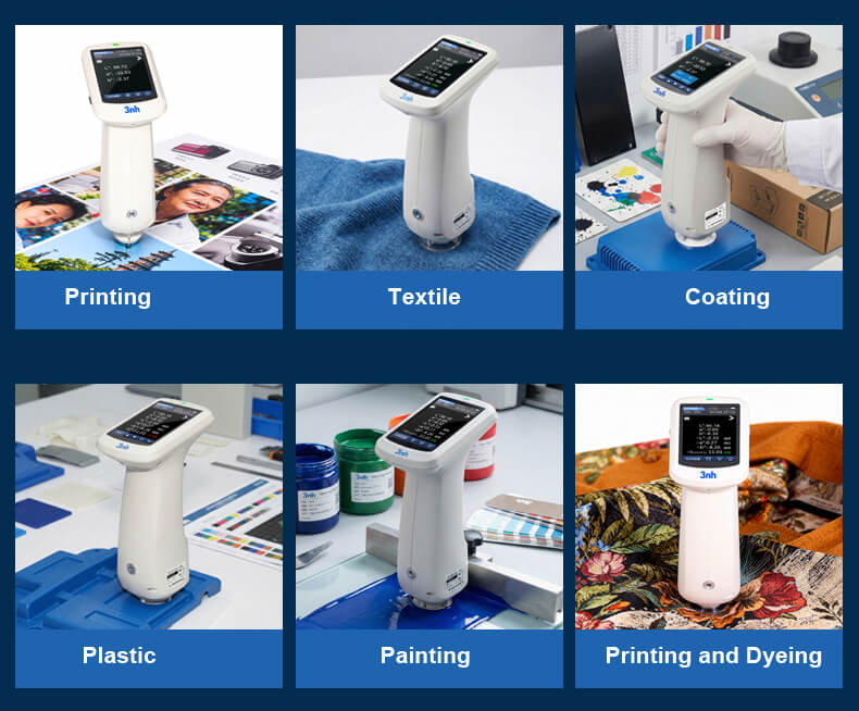 Widely used for color difference quality control in various industries