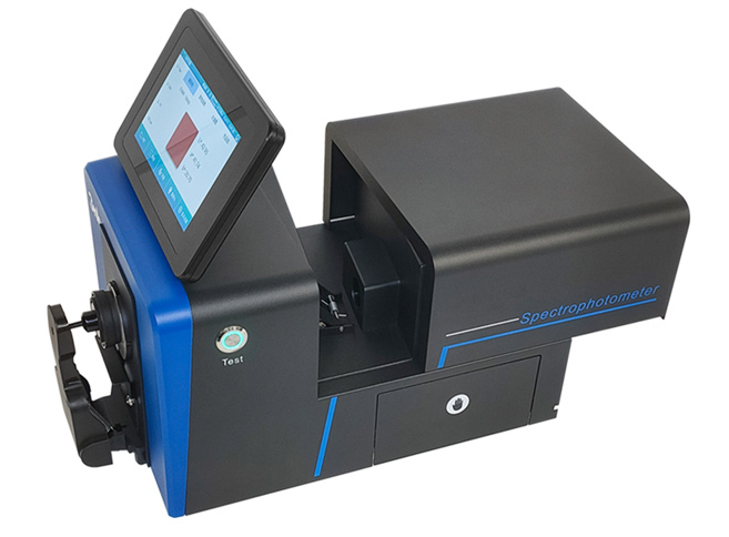 Gel sample color measuring instrument